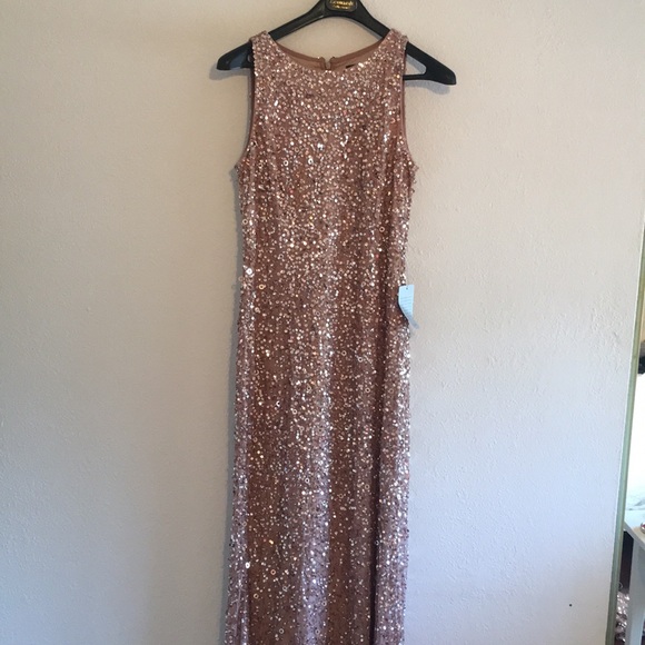 Adrianna Papell Dresses & Skirts - ADRIANNA PAPELL HALTER BEADED GOWN 🌟✨